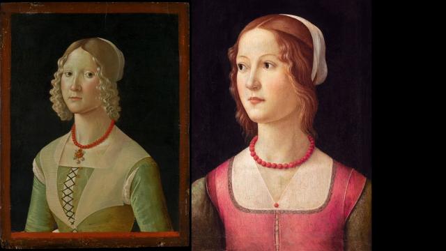 Jeunes femmes et corail